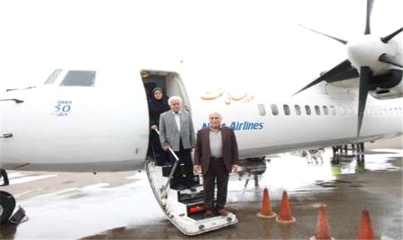 پروازهای رفت و برگشت نوشهر- اهواز تا اطلاع بعدی لغو شد
