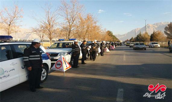 رزمایش طرح زمستانه پلیس راه در مازندران برگزار شد