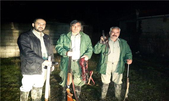 دستگیری شکارچیان غیرمجاز در چهار شهر مازندران