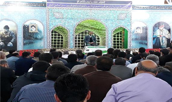 مراسم چهلم شهدای گمنام در نوشهر برگزار شد