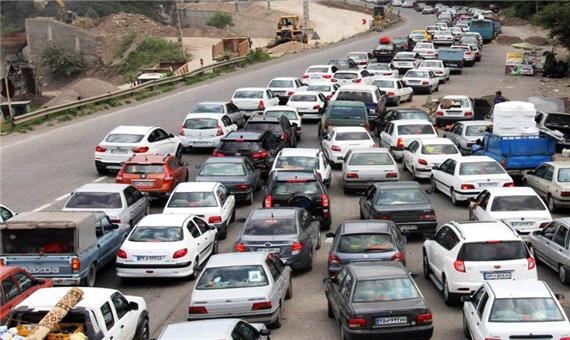ترافیک مسیر خروجی جاده های مازندران سنگین است