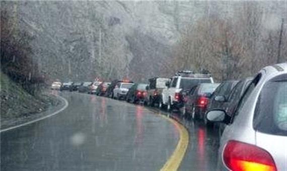 باران، ترافیک در راههای مازندران را ماندگار کرد
