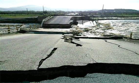 پل « ماشلک» در نوشهر فروریخت