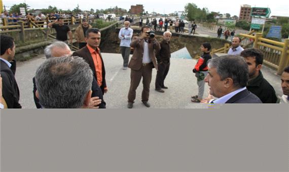فرماندار:مسئولان باید پاسخگوی علت تخریب پل نوشهر باشند
