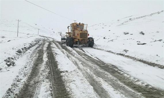 راه 360 روستای درگیر برف مازندران بازگشایی شد