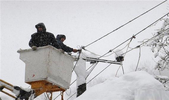 برف و سیل 450 میلیارد ریال به تاسیسات برق مازندران خسارت زد