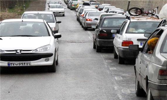 ترافیک سنگین در جاده‌های مازندران در آخرین روزهای تابستان