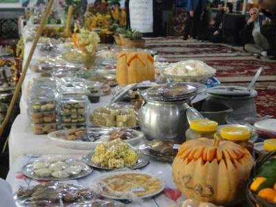 جشنواره غذای زنان روستایی و کارگاه آموزشی آسیب های اجتماعی در روستای لاریم با حضور فرماندار جویبار