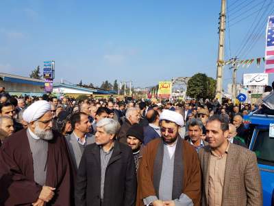 راهپیمای و سخرانی 22 بهمن در شهرستان چالوس با حضور معاون وزیر امور خارجه