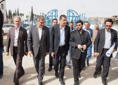 بازدید مهندس اسلامی استاندار مازندران از عملیات احداث پارک بانوان در ساری