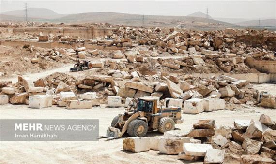 خسارت یک معدن به منطقه حفاظت‌ شده «سفیدکوه» خرم‌آباد